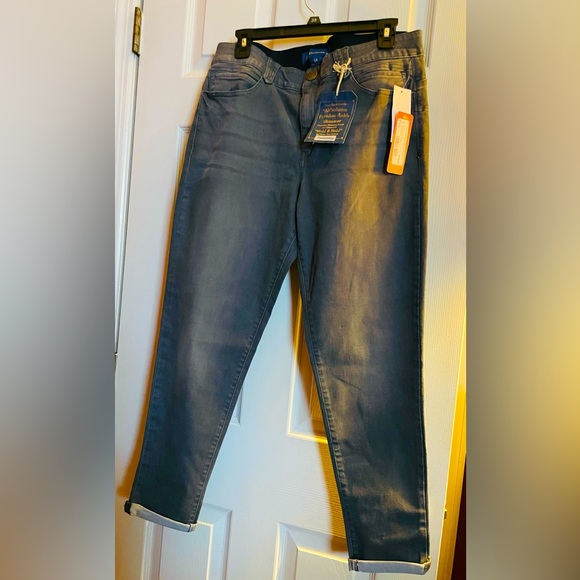 Democracy absolution ankle skimmer gray denim - Picture 1 of 2